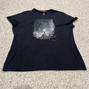 The Hobbit Desolation of Smaug Movie Short Sleeve Tee Sz XL Women's Cotton
